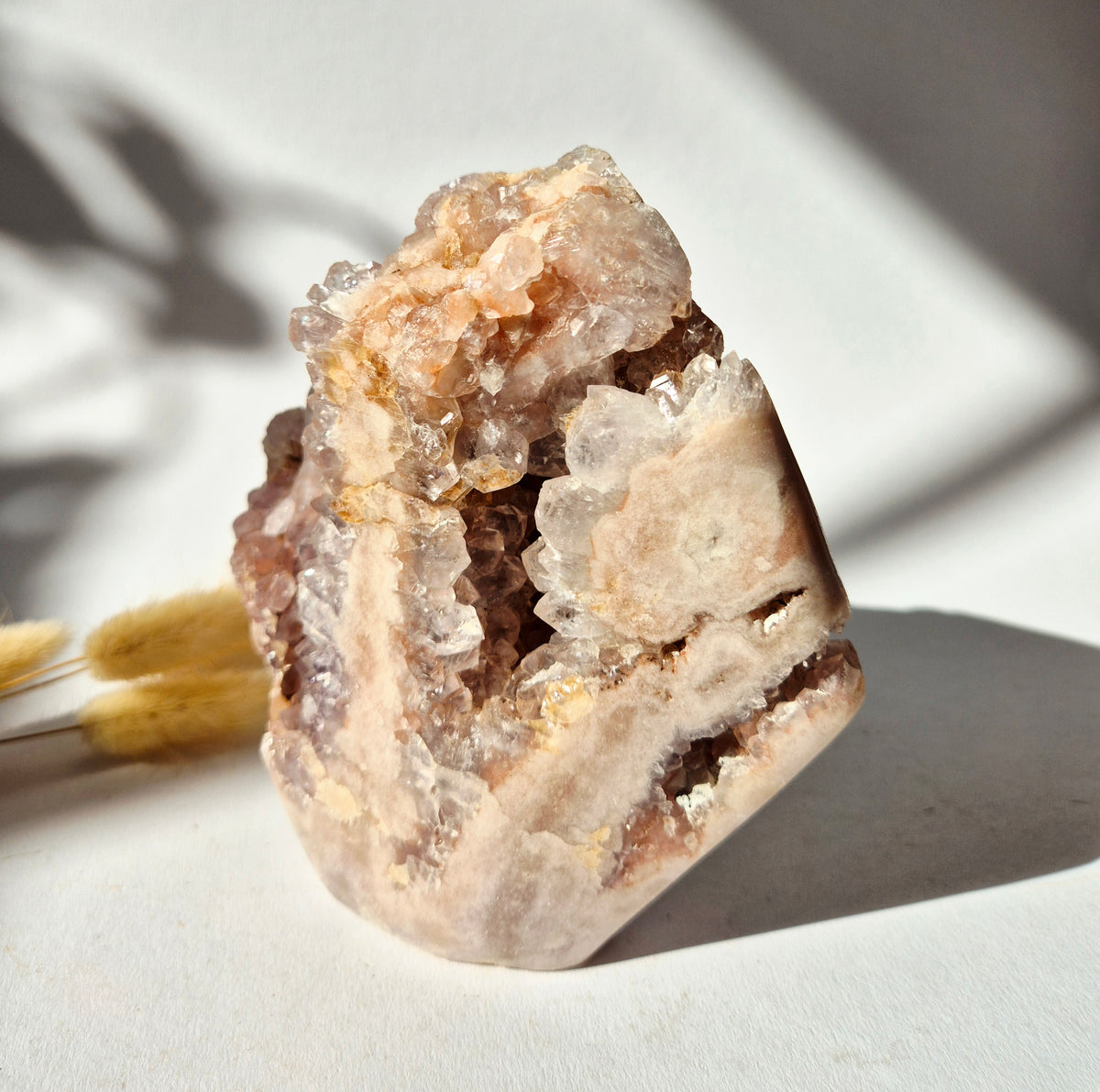 Roze Amethist Druzy Freeform 1040gram – AA+ Natuurlijke Pink Amethyst uit Brazilië