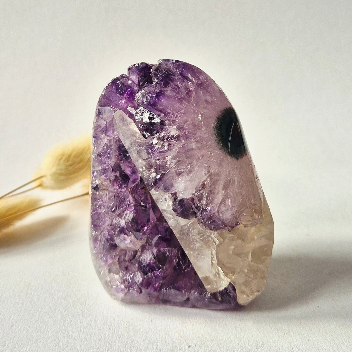 XL Gemstone Raw Amethyst Cathedral Cluster – #13 1542 grams