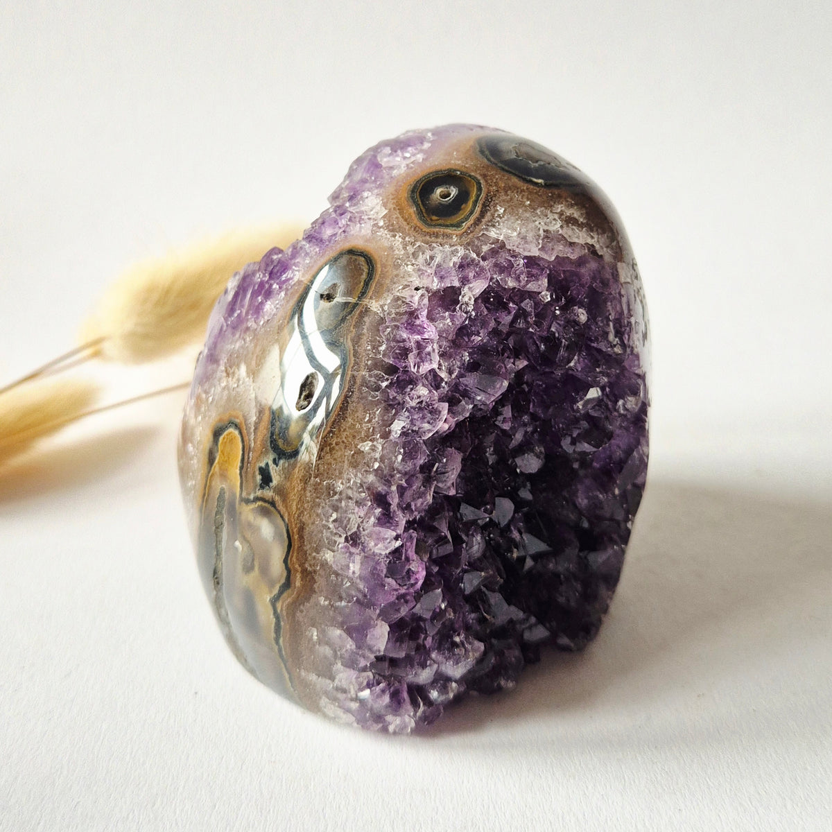 XL Edelstein Roher Amethyst Kathedralencluster – Nr. 13 1542 Gramm