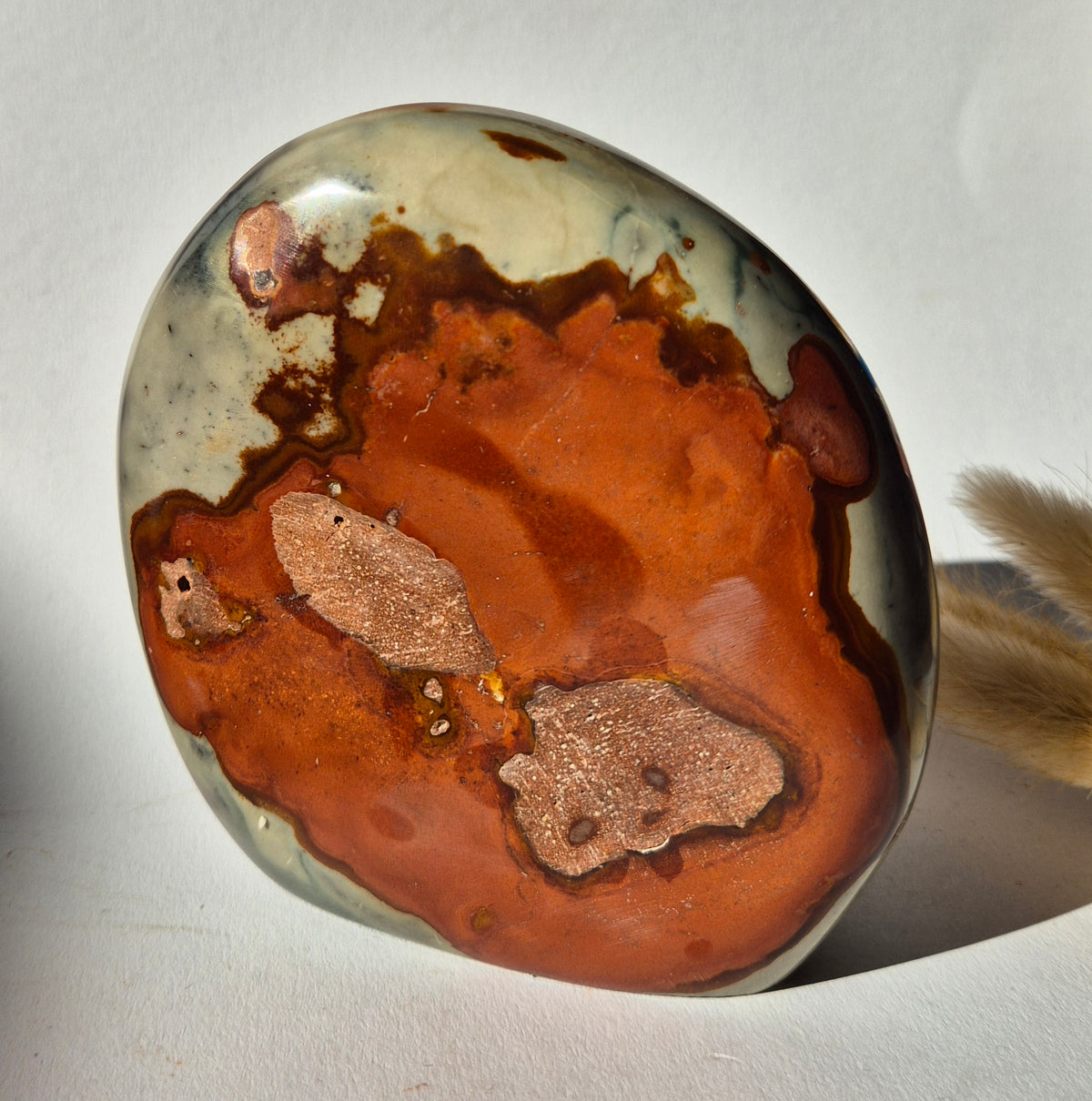 Edelsteen Spiritueel Statement piece Polychrome Ocean Jasper Freeform – 734g