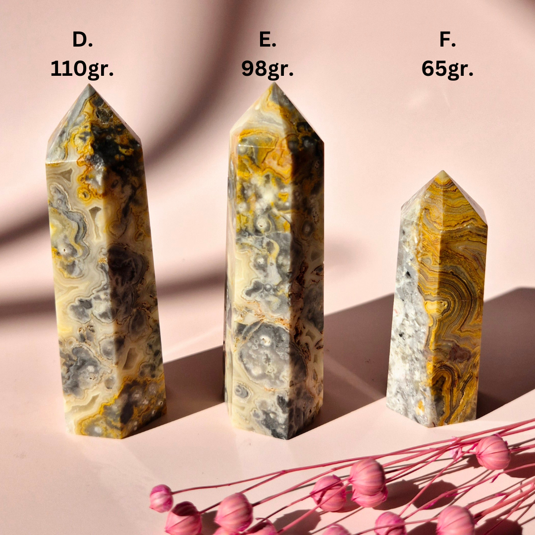 Crazy Lace Agate Point – The Stone of Joy and Balance