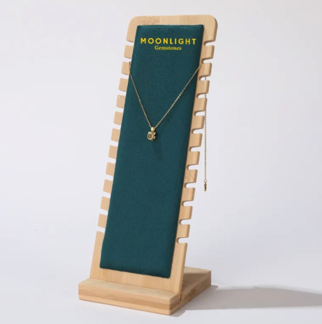Necklace Display for 12 Necklaces – Elegant and Functional Jewelry Organizer