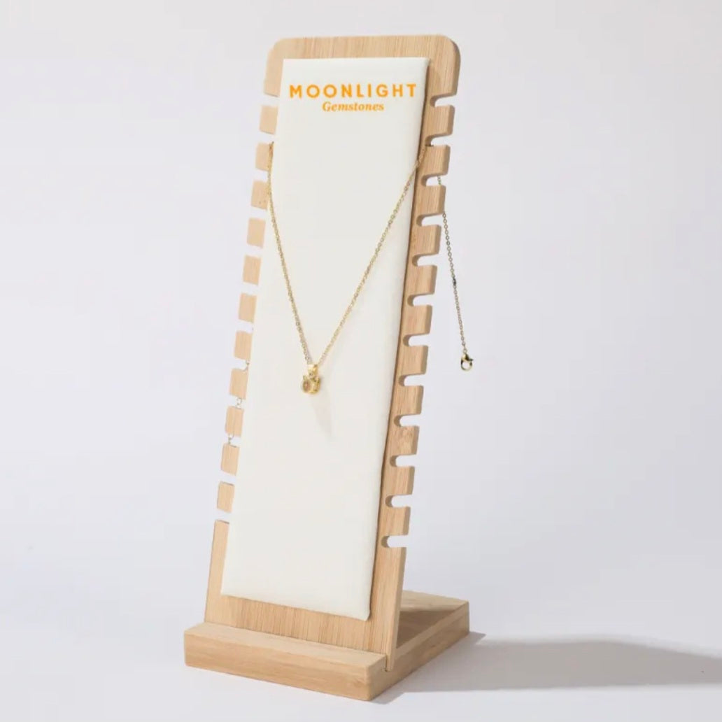 Necklace Display for 12 Necklaces – Elegant and Functional Jewelry Organizer