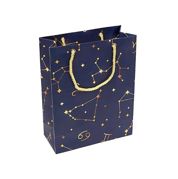 Cadeautasje Donkerblauw Horoscoop 20x33x8,5cm