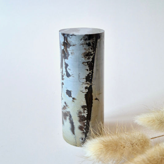 Picture Jasper Ronde Pilaar 8–9cm – Aarding, Natuurverbinding & Inzicht