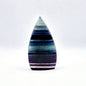 Kleurrijke Rainbow Candy Fluoriet - Druppelvormige Drop Staande Edelsteen Kristal Flame
