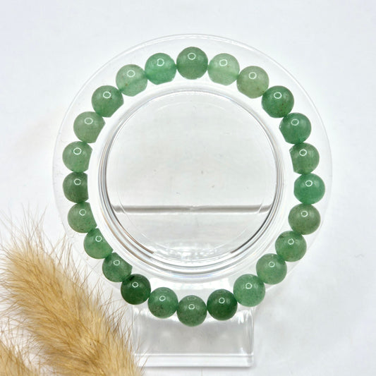 Gemstone bracelet with 8mm beads - Red Tiger Eye