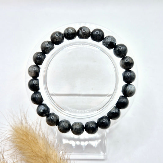 Gemstone bracelet with 8mm beads - Red Tiger Eye
