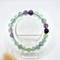 Edelsteen armband met 8mm ronde kralen - Fluoriet / Fluorite