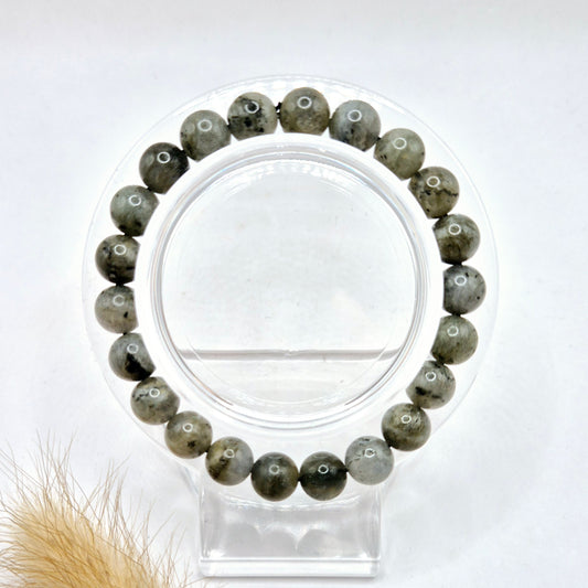 Gemstone bracelet with 8mm beads - Red Tiger Eye
