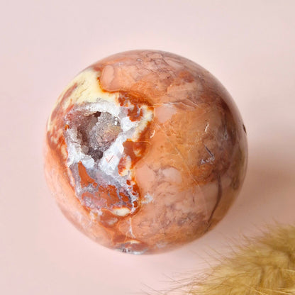 Crystal Gemstone Ball Amethyst sphere 40mm