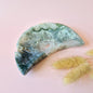 Druzy Mosagaat Maanvormige Edelsteen Schaal – ca. 15cm #2