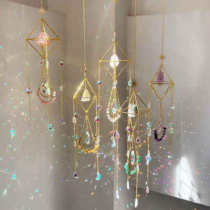Zonnevanger met Citrien – Positiviteit & Energie Regenboog Decoratie