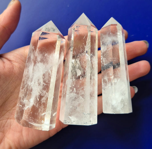 A+ Heldere Kwaliteit Edelsteen Bergkristal Toren / Obelisk (Clear Quartz Tower)