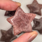 Strawberry Quartz Star – 3cm