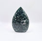 Druzy Mosagaat - Druppelvormige Drop Staande Edelsteen Kristal - #2 10cm 197gram