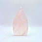 Rose Quartz - Teardrop Drop Standing Gemstone Crystal Flame Rose Quartz