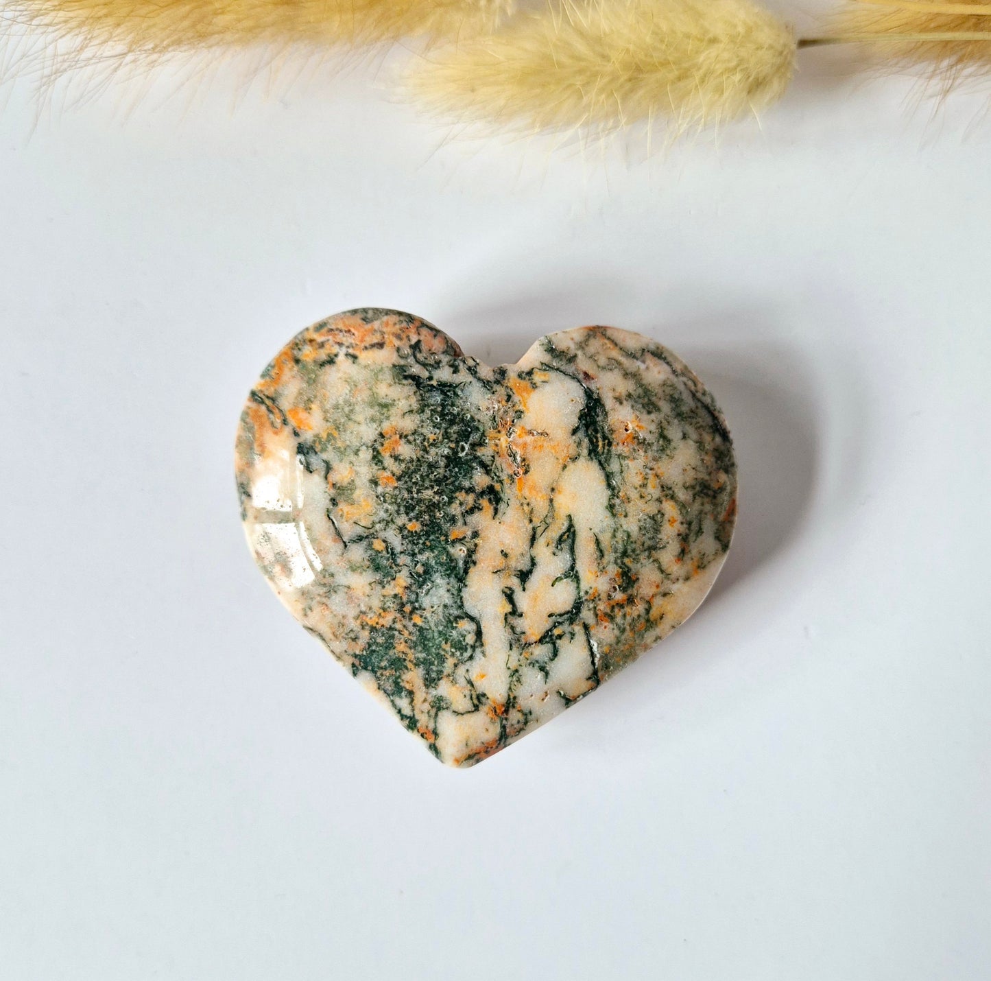 Druzy Rode Mosagaat Hart 6-8cm – #20 (perfect voor Valentijn)
