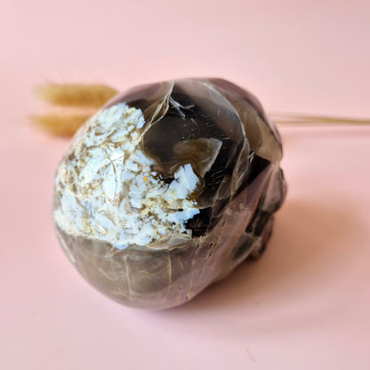 Gemstone Purple Mica Dragon Skull | Mysticism, Intuition &amp; Powerful Protection Dragon Skull
