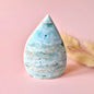 Prachtige Edelsteen Druppelvormige Druzy Hemimorphite Flame – #3 171gram - Licht, Heling & Innerlijke Zuiverheid