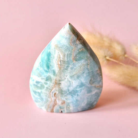 Prachtige Edelsteen Druppelvormige Druzy Hemimorphite Flame – #6 133gram - Licht, Heling & Innerlijke Zuiverheid