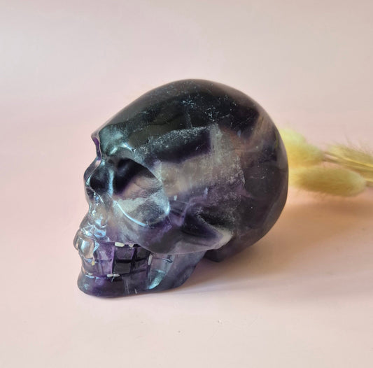 Gemstone Purple Mica Dragon Skull | Mysticism, Intuition &amp; Powerful Protection Dragon Skull