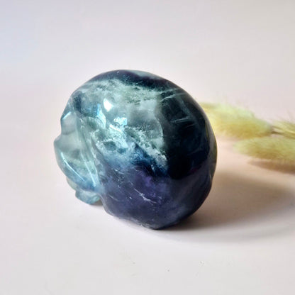 Gemstone Purple Mica Dragon Skull | Mysticism, Intuition &amp; Powerful Protection Dragon Skull