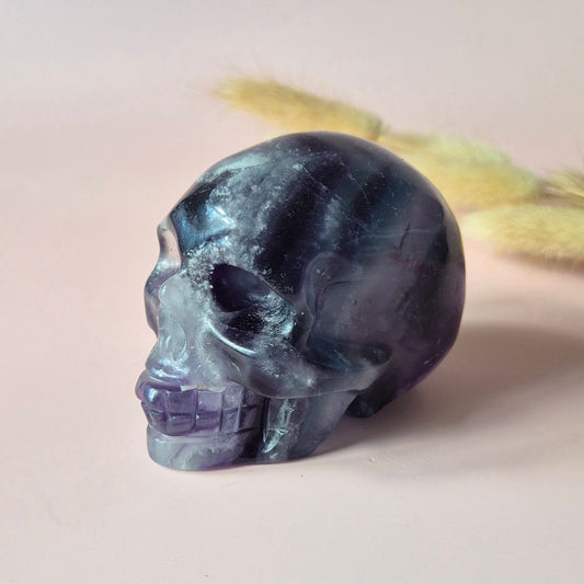 Gemstone Purple Mica Dragon Skull | Mysticism, Intuition &amp; Powerful Protection Dragon Skull