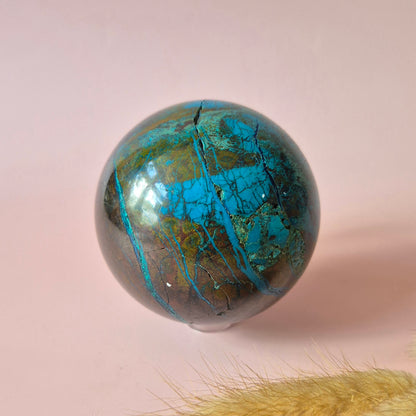 Kristallen Edelsteen XXL Roze Calciet Merkaba – 8 cm