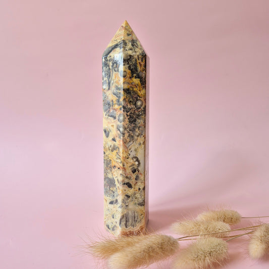 Flashy Labradorite Gemstone Tower - 8-10 cm High