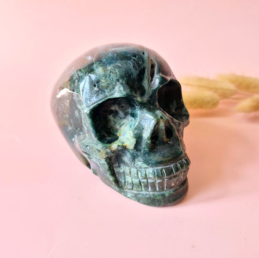 Gemstone Purple Mica Dragon Skull | Mysticism, Intuition &amp; Powerful Protection Dragon Skull