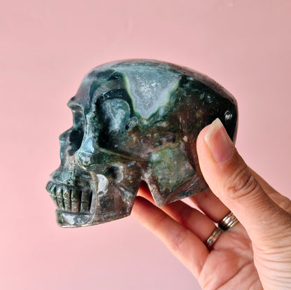 Gemstone Purple Mica Dragon Skull | Mysticism, Intuition &amp; Powerful Protection Dragon Skull