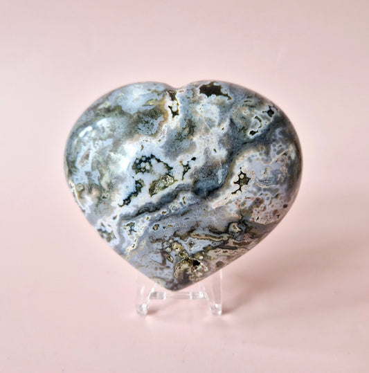 Edelsteen Dikke Ocean Jasper Hart #1 – 200 tot 300 gram | Uniek & Kleurrijk