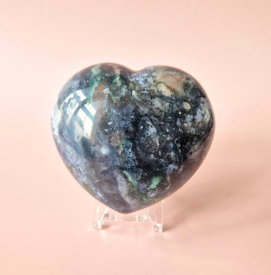 Edelsteen Dikke Ocean Jasper Hart #9 – 200 tot 300 gram | Uniek & Kleurrijk