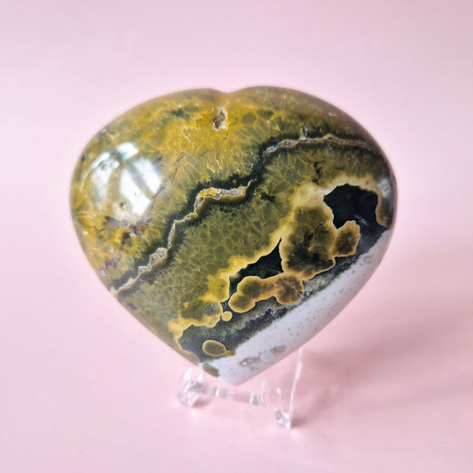 Edelsteen Dikke Ocean Jasper Hart #11– 200 tot 300 gram | Uniek & Kleurrijk