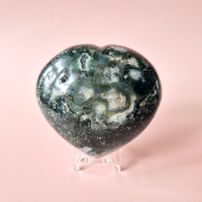 Gemstone Ocean Jasper Palmstone (6-8 cm) – Balance &amp; Positive Energy Handstone worrystone worrystone