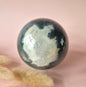 Kristall Edelstein Kugel Moosachat Druzy Kugel 50mm, 300g #C