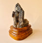 XL Ruwe Smoky Quartz Edelsteen Cluster op Houten Standaard – #27 384gram