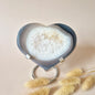 XL Druzy Pink Gray Agate Gemstone Heart – Includes Stand – #11 252g 13cm