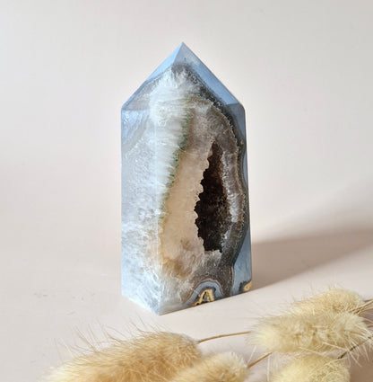 Flashy Labradorite Gemstone Tower - 8-10 cm High