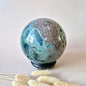 Crystal Gemstone Ball Moss Agate Druzy sphere 85mm - #1 834g