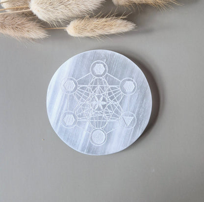 Selenit-Massagestab – 15 cm – Reinigung &amp; spiritueller Schutz