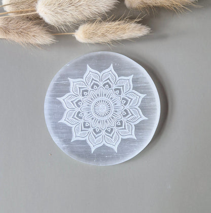 Selenit-Massagestab – 15 cm – Reinigung &amp; spiritueller Schutz