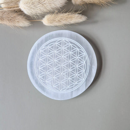 Selenit-Massagestab – 15 cm – Reinigung &amp; spiritueller Schutz