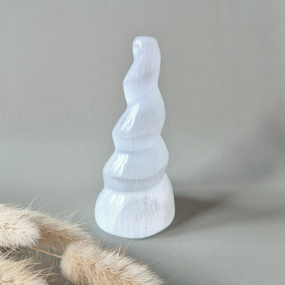 Seleniet Spiraal Toren – 10 cm