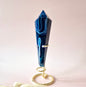 Edelsteen Blauwe Agaat Scepter (223g) Gekleurd