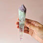 Gemstone Tiger Eye Scepter on Stand 15cm
