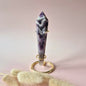 Gemstone Tiger Eye Scepter on Stand 15cm