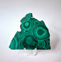 Gemstone Chrysocolla/Malachite Slab 600 g (14 x 13 cm) – Statement Piece with Spiritual Depth