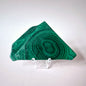 Gemstone Chrysocolla/Malachite Slab 600 g (14 x 13 cm) – Statement Piece with Spiritual Depth